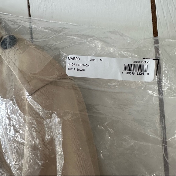 Coach Short Trench Coat Jacket Sz M NWOT - Picture 14 of 16